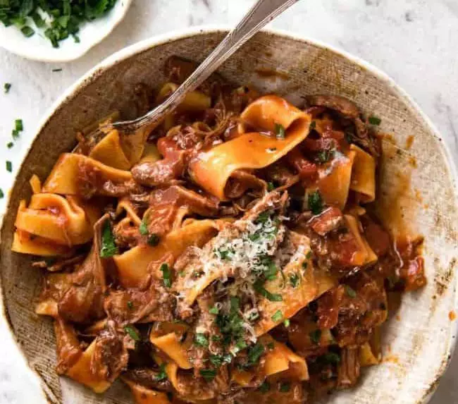 Recipe | Slow Cooked Beef with Pappardelle